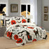 Set ME503 MarCielo Kids Halloween Themed Quilt Bedspread Pumpkins, Black Cats, Bats, Haunted Houses (Full)