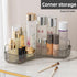 YCIA&DONE Corner Counter Bathroom Organizer, 1 Tier Clear Cosmetic Perfume Tray for Makeup and Skincare