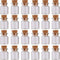 24pcs Mini Glass Bottles with Cork Stoppers, 5ml DIY Art Crafts Storage Container for Wedding Decoration and Party