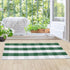 uxcell Buffalo Check Rug, Plaid Outdoor Rug, Layered Door Mat for Front Porch, Runner, Bedroom, Kitchen, 51"x24"