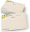 321Done Jumbo XL Sunflower Recipe Cards: Set of 50 Extra Large 5x7 Rustic Kraft Tan