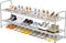 SLEEPING LAMB 2-Tier Long Shoe Rack Organizer, Stackable Wide Shoe Shelf Holds 18-Pairs for Bedroom Entryway