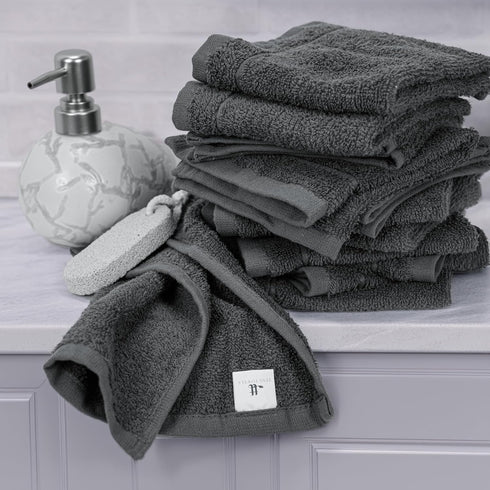 Pack 60 12 12 Inches, Tens Towels of Washcloths, x Lighter Weight, Quick to Dry, Super Soft & Absorbent, Gentle Face