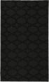 Garland Rug Sparta Area Rug 3-Feet by 5-Feet, Black