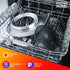 Kitchen + Home Indoor BBQ Stove Top Smokeless Grill, Stainless Steel with Double Coated Non Stick Surface