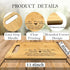 I Am the Bread of Life Christian Gifts for Women, Bamboo Cutting Board Decor, Christian Scripture Kitchen Gifts