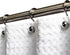 Luxury S Shower Curtain Hooks, 12-Pack, Hotel Quality Silver Chrome Finish, Non-Slip Ball End
