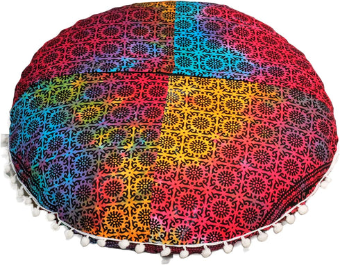 4 32" ICC Large Round seat Floor Cushion Chair Ottoman Cover Pouf Pillow Meditation Floor Cushions Cases Seating