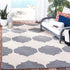 SAFAVIEH Courtyard Collection Accent Rug - 2' x 3'7", Beige & Navy, Non-Shedding & Easy Care, Indoor/Outdoor & Washable-Ideal for Patio, Backyard, Mudroom (CY6162-258) by Safavieh