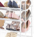 4-Tier 24 Sided4-Tier Whitmor Rolling Shoe Cart - Mesh & Metal - Holds up to pairs of Shoes - Double