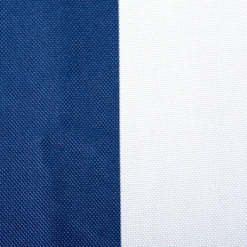 DII Cabana Stripe Outdoor Tabletop Collection, Water Resistant Napkin (Set of 6), Nautical Blue