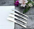 4 Pieces Butter Knife Set, Pate Knife and Cheese Spreader with Thick Handle, Stainless Steel