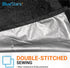 Air Conditioner Cover for Outside Units by BlueStars - Waterproof & Windproof, 420D Oxford Fabric, Square Cover