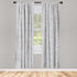 Ambesonne Leopard Print Curtains - Modernized Animal Skin Elements, 2 Panel Set for Living Room Bedroom, 28" x 63"