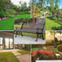 40 Settee Storage,40 20",Khaki Outdoor Bench Cushions in with Ties Waterproof Tufted Thicken Patio Swing Chair Cushion