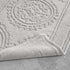 Jean Pierre New York Cotton StoneWash Medallion Bath Rug, 21x34 in., Grey