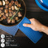 BTaT Silicone Trivet Mats, 2 Pack Green Silicone Hot Pads for Kitchen, Trivets for Hot Pots and Dishes