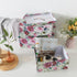 Soul & Lane Decorative Cardboard Storage Boxes, Floral Luxe Set of 3, Nesting Boxes with Lids for Keepsakes