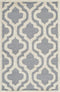 SAFAVIEH Cambridge Collection 2' x 3' Silver / Ivory CAM132D Handmade Moroccan