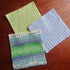 LarisaKnits Set 3 Cotton Pastel Dish Rags Crochet Reusable Washcloth Knitted Volume Kitchen Dish Cloth Absorbente