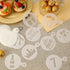 JULBEAR Birthday Cookie Stencils, 36 Pieces Reusable Decoration Templates for Cookies Baking and Party Decor.