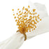 Saro Lifestyle Napkin Ring, Beaded Burst Design, Set of 4, Gold