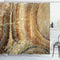 Ambesonne Onyx Stone Surface Pattern Marble Shower Curtain, 69" W x 70" L, Cloth Fabric Bathroom Decor Set with Hooks,