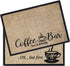 Cunhill 2 Pieces Coffee Bar Mat,Coffee Bar Accessories 20 x 14 Inch
