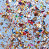 Jumbo Mylar Rainbow Foil Confetti - Glittering Metallic Confetti for New Year's, Birthdays, Weddings (300 Grams)