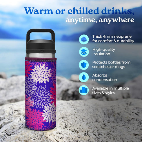 24-30 oz Koverz Neoprene Water Bottle Insulator Cooler Coolie - Mahi by Jason Mathias