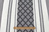 14 72 Inches, Boho Table Runner with Tassel x Black & Cream Cotton Woven Washable Dresser Scarf Top Cover for Furniture