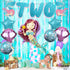 KatchOn Mermaid 2nd Birthday Decorations, Pack of 8