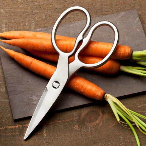 Heavy Duty Kitchen Scissors - Multipurpose Forged Stainless Steel Shears for Meat, Chicken, Fish, 8.25 Inch