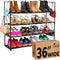 Sundaze Shoe Rack - 4 Tier Metal Shoe Rack for Front Door