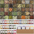 Tikem Kitch 70pack Witchcraft Supplies Herbs Kit, Dried Flowers for Witch Beginner, Bulk Herb