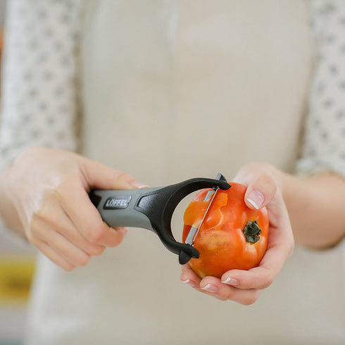 Peeler for Potato Vegetable, Heavy Duty Double Sided Non Slip Grip, Y Shaped with Ultra Sharp Blades