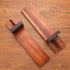 OwnMy Set 2 of Wooden Wall Candle Sconces Rustic Wall Mount Wooden Pillar Candle Sconces, Brown Farmhouse Wall Candle