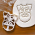Set of 2 Mini Schnauzer Cookie Cutters (Body & Face Designs), 2 Pieces - Bakerlogy