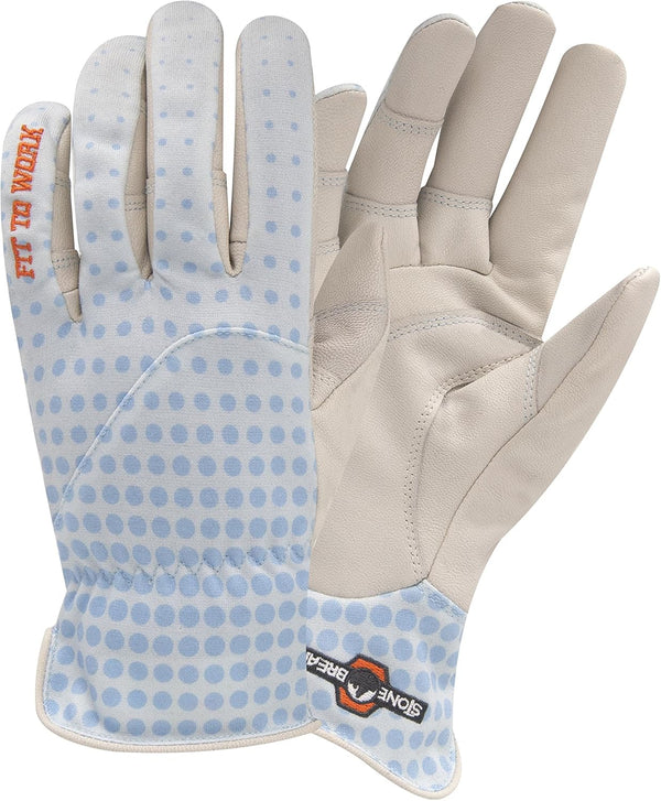 Women's Gardening Glove, Gardener, Large, Light Blue