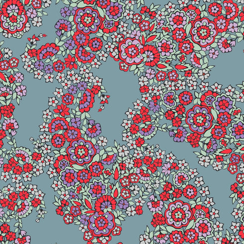 Featherweight Lunch Bag, Paisley Bouquet, One Size