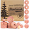 Cedar Blocks for Clothes Storage 50 Pack, 30 Cedar Rings & 20 Cedar Balls, 100% Natural Aromatic Cedar Accessories for