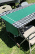 Easily Secure Any Cloth or Plastic Cover. Table Cloth Holder with No Bulky Clips, Bungees or Weights, Simply Stretch