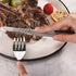 New Star Foodservice 58994 Stainless Steel Steak Knife, 4.5-Inch Rounded Serrated Blade, Set of 12