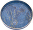 MAONAME 13" Round Decorative Tray, Marbling Plastic Tray with Handles, Coffee Table