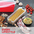 Tafura Microwave Pasta Cooker, Double Straining System, Microwavable Spaghetti Cooker with Drainer, BPA Free