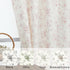 Country 96 2 Set Pink Curtains for Nursery Girls Bedroom,French Sheer Blush Floral Victorian Toile Whimsical Pastel