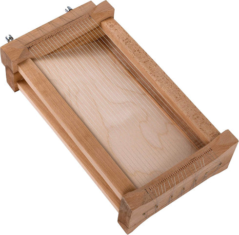 Cooking on Mars 18/8 Chitarra Pasta Cutter, Made in Italy, Beechwood and Stainless Steel