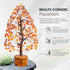 Carnelian Chakra Tree of Life, Handmade Gemstone Feng Shui Decor for Positive Energy and Prosperity Gift