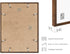 9x12 Set 1) HAUS AND HUES Walnut Oak Frame - Wooden Poster Holder, Rustic Display (Standalone