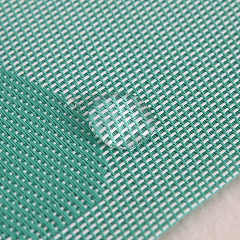 Deconovo Stain Resistant Place Mats – Durable Double-Faced Crossweave Woven Non-Slip for Round Table, 12x18 Inch.